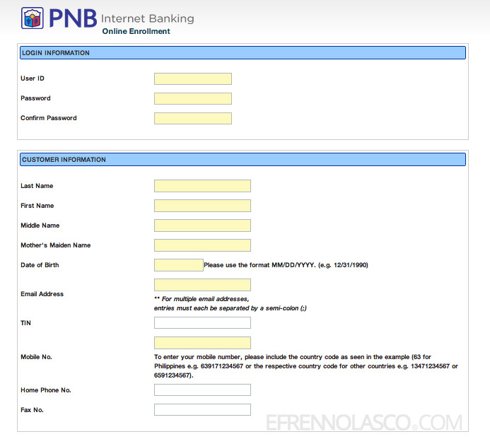 how to enroll to pnb net banking step 4
