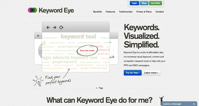 keyword eye keyword research tool