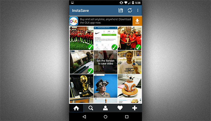 How to save instagram photos using instasave 3