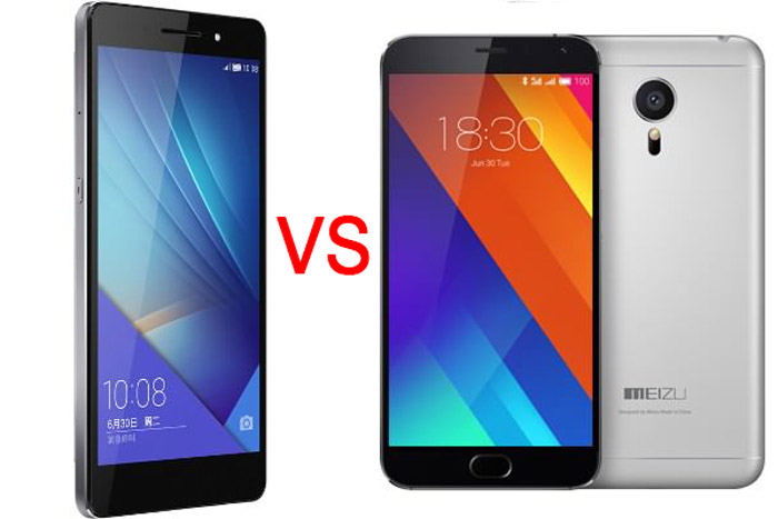 Meizu MX5 VS Huawei Honor 7