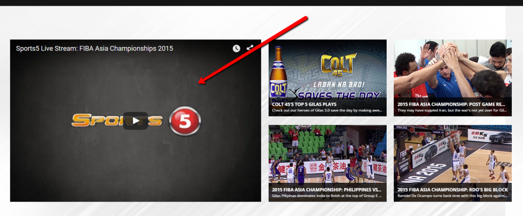 Fiba Asia Live online