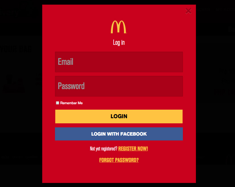 mcdo-delivery-login