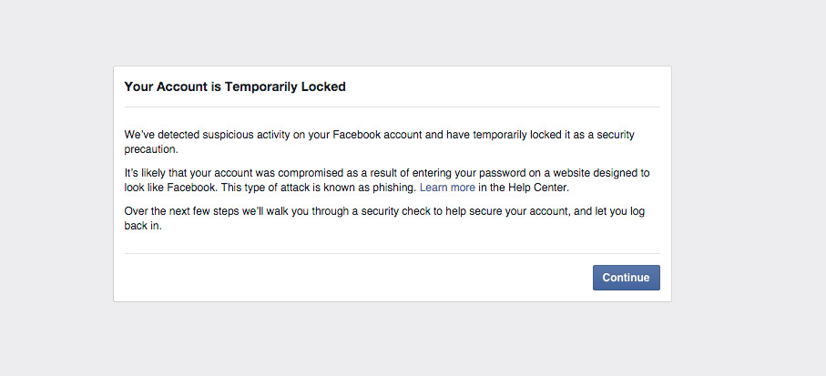 Facebook-Account-Lock