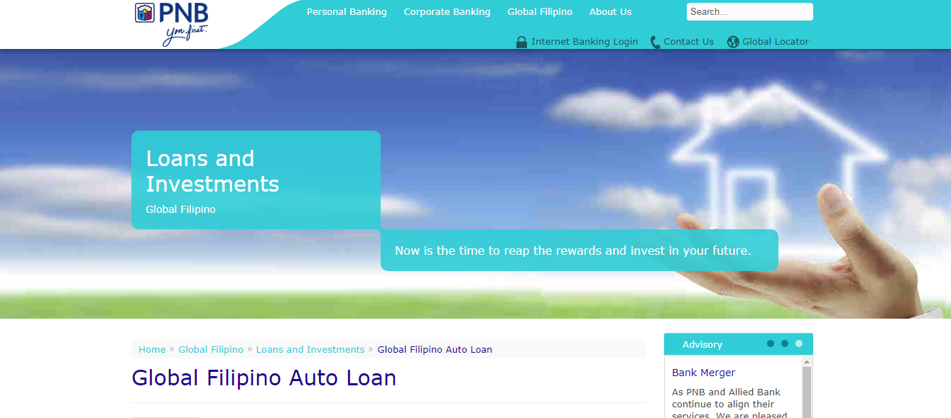 PNB OFW Auto Loan