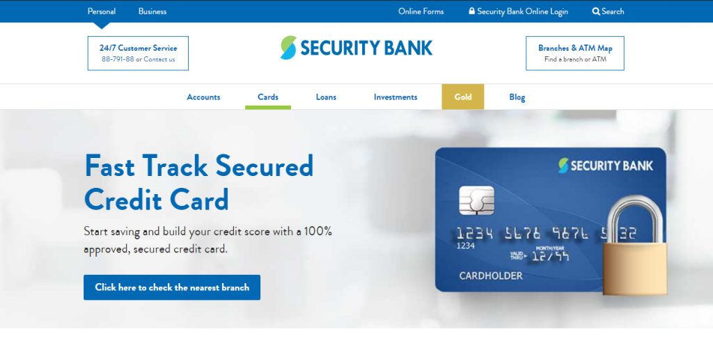 Security bank Credit Card