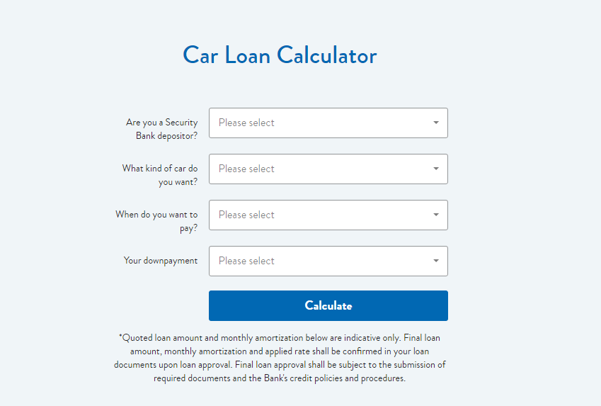 Comparing Different Car Loans From Different Banks Through Loan Calculators 0827