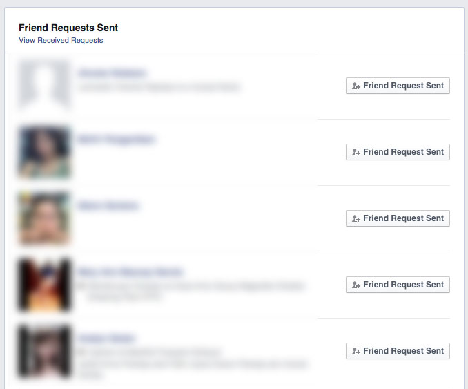 how to check who ignored your friend request step 3