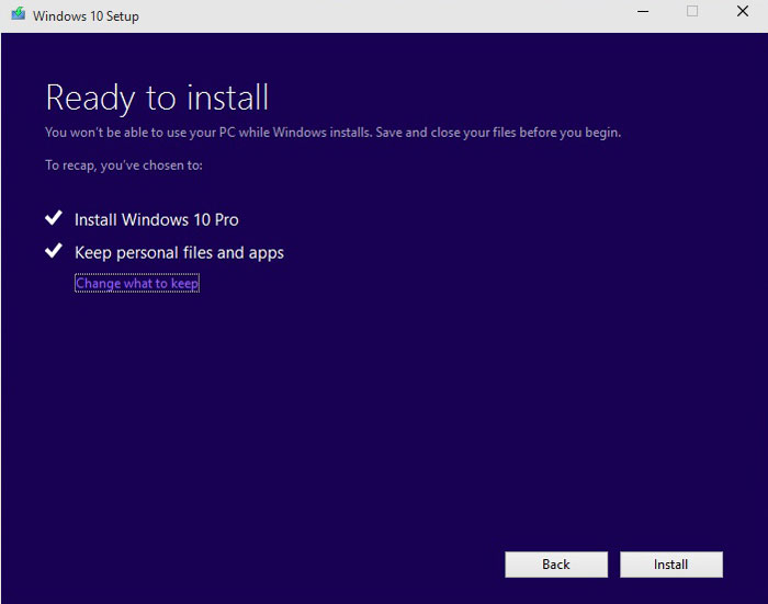 How to Install Windows 10 Pro step 6