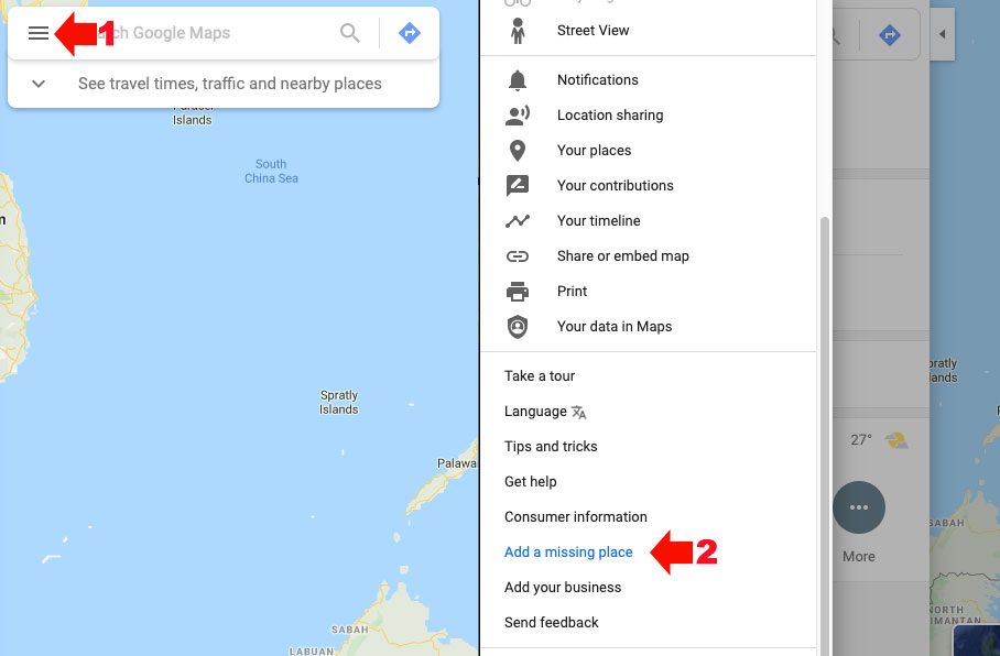 How To Add Place In Google Map With Screenshot