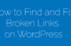 How to Detect and Fix Broken Links on WordPress Website