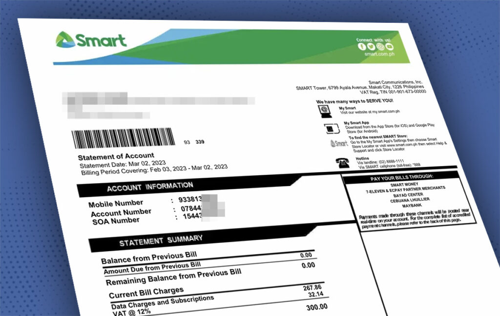 How to Get A Copy of Smart Billing Statement Online