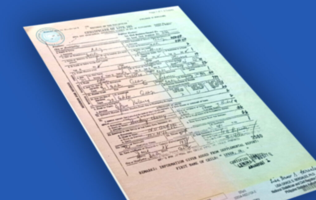 Requirements and Procedure for Late Registration of Birth Certificate