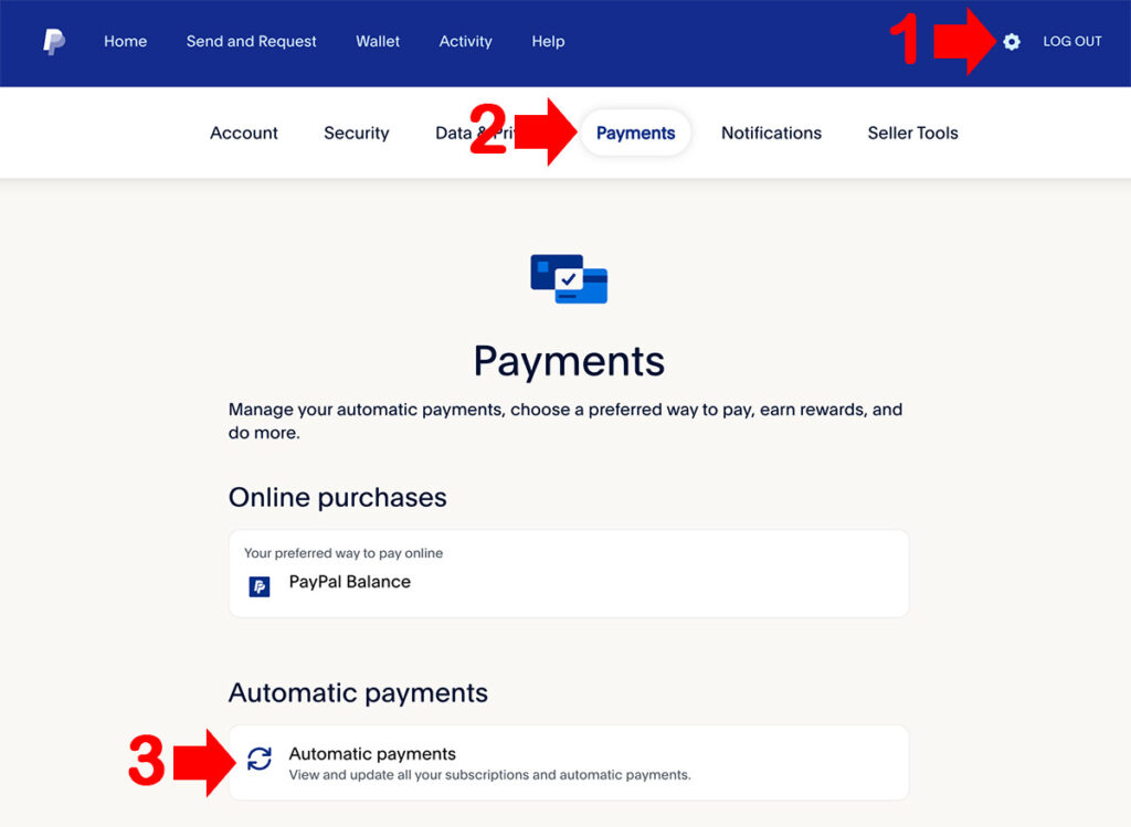 How To Cancel A PayPal Recurring Payment Step 1-3