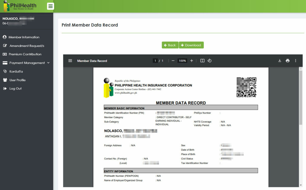 PhilHealth-MDR-Download