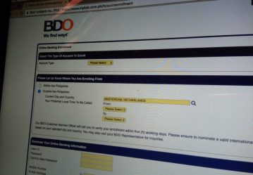 How To Enroll BDO Online Banking From Abroad