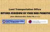 LTO: List of Traffic Violations, Fines and Penalties