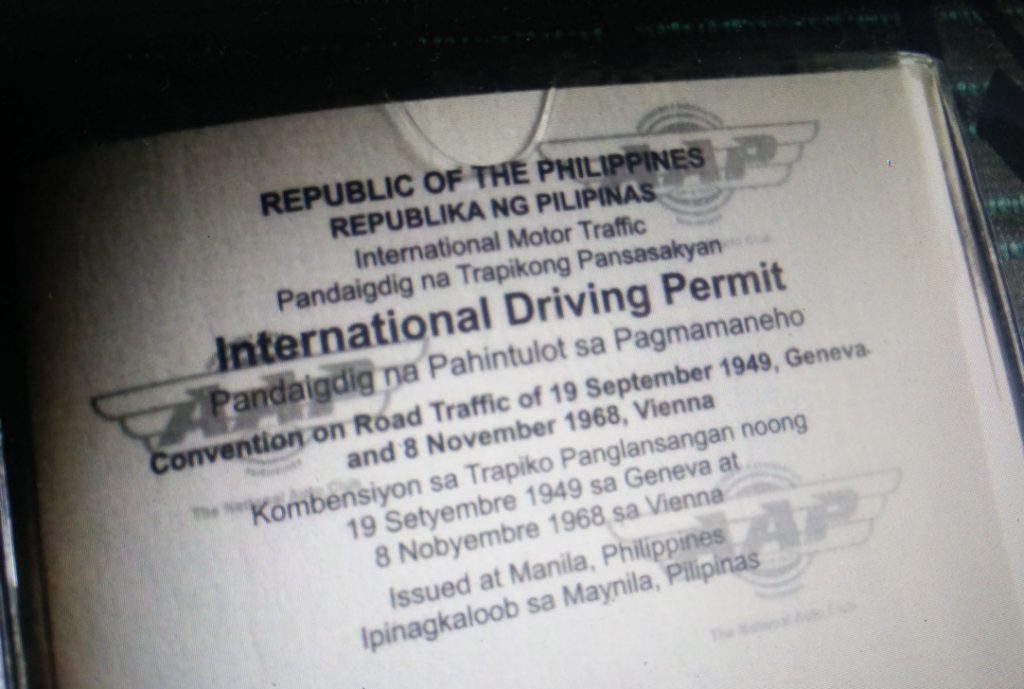 driving in usa with international drivers license