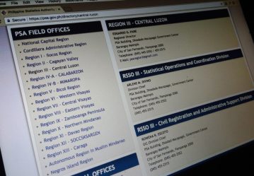 Philippine Statistics Authority (PSA) Field Offices and Census Serbilis Centers Directory