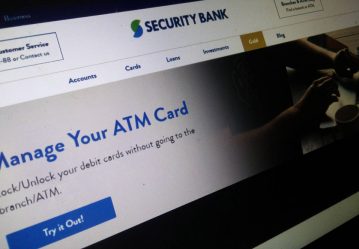 Locking and Unlocking your Security Bank ATM card