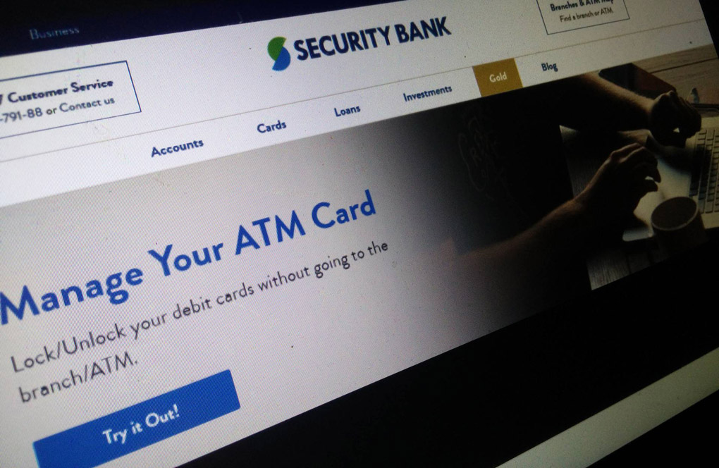 Locking and Unlocking your Security Bank ATM card