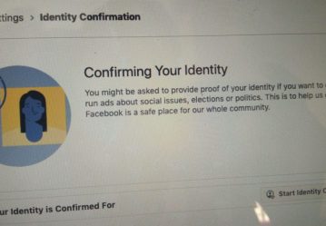 Extra Layer of Security Through Identity Confirmation For Your Facebook Account