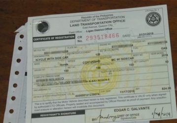 How to get a duplicate of your vehicle Certificate of Registration (CR) if you lost it