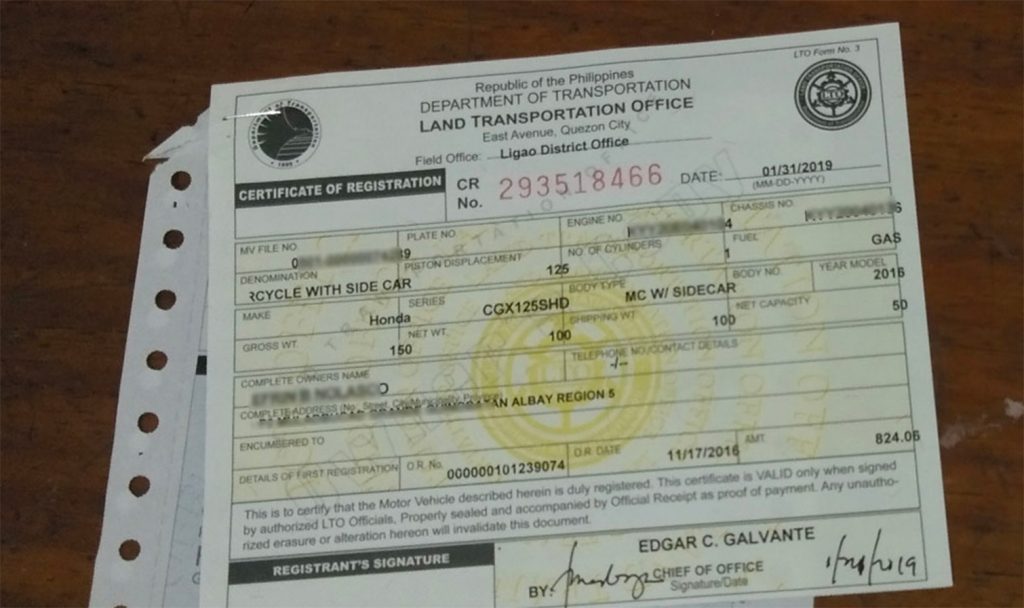 How To Get A Duplicate Of Your Vehicle Certificate Of Registration CR 