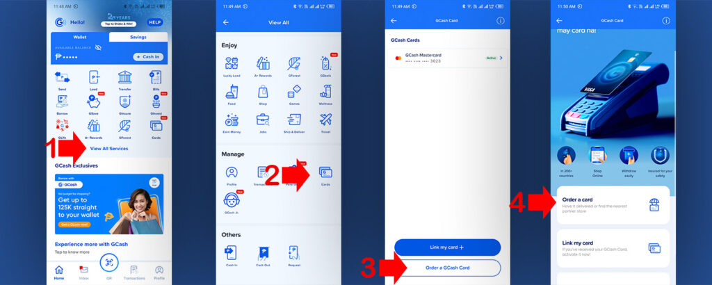 How to get New GCash Visa Card-1
