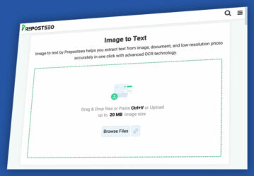 How to Convert Image to Text Using Prepostseo