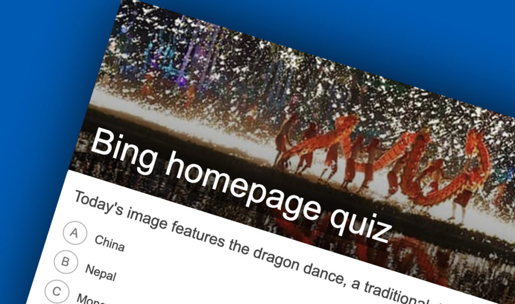 Bing Quiz